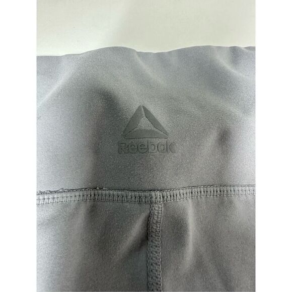 Reebok Leggings Women's Gray Yoga Workout Activewear Gym Pants Size XXL - Picture 3 of 12